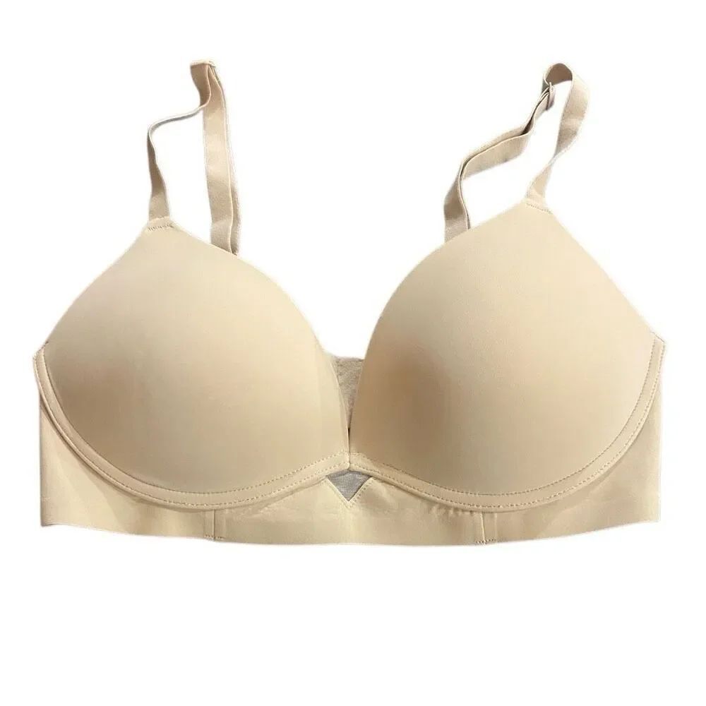 Maidenform tan tshirt bra size 32DD